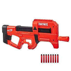 Blaster Nerf Fortnite Compact SMG motorizado com 8 dardos