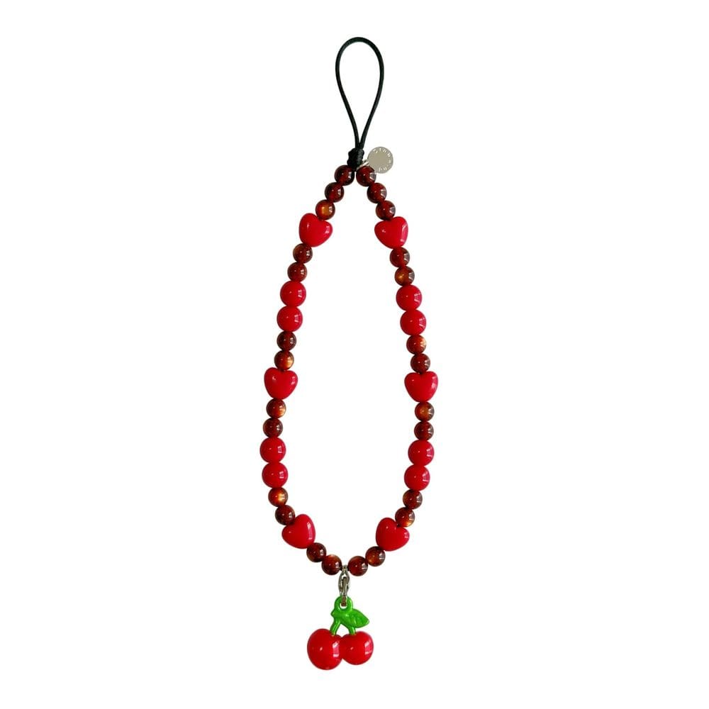 Phone Charm Strap Drawwind Sweet Cherries para mulheres e meninas