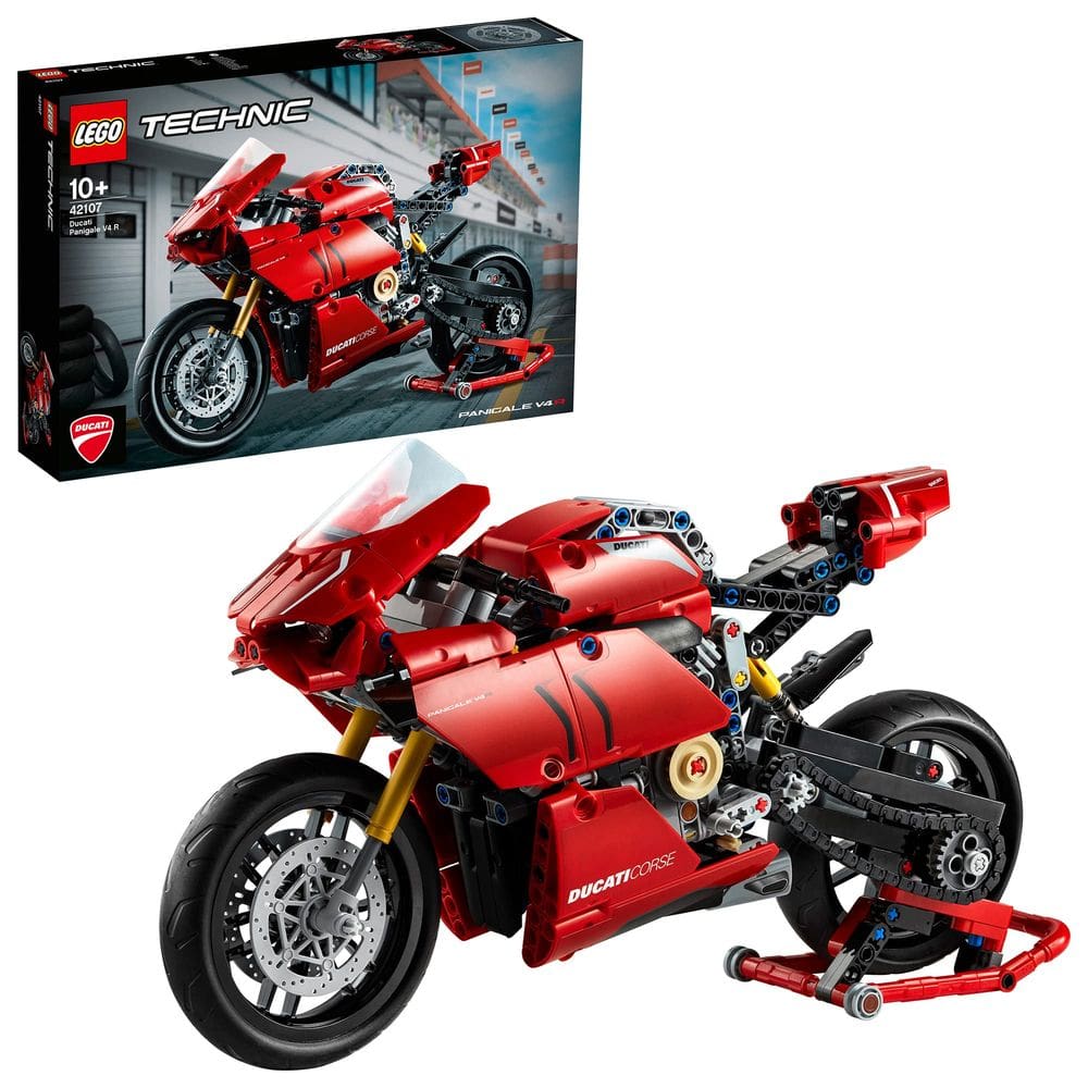 Kit de construção LEGO Technic Ducati Panigale V4 R 42107
