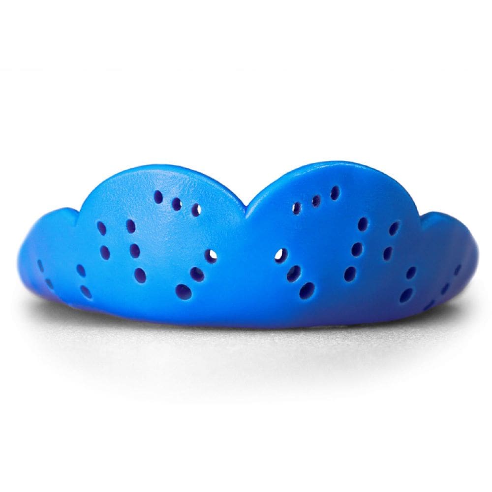 Protetor bucal SISU Max Electric Blue com 2,4 mm de espessura para esportes de impacto