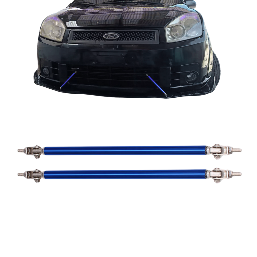 Haste Spoiler Azul Lip Skirt Universal 20cm Suporte Saia bmw