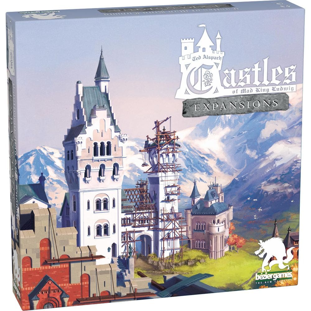 Jogo de tabuleiro de estratégia Bezier Games Castles of Mad King Ludwig