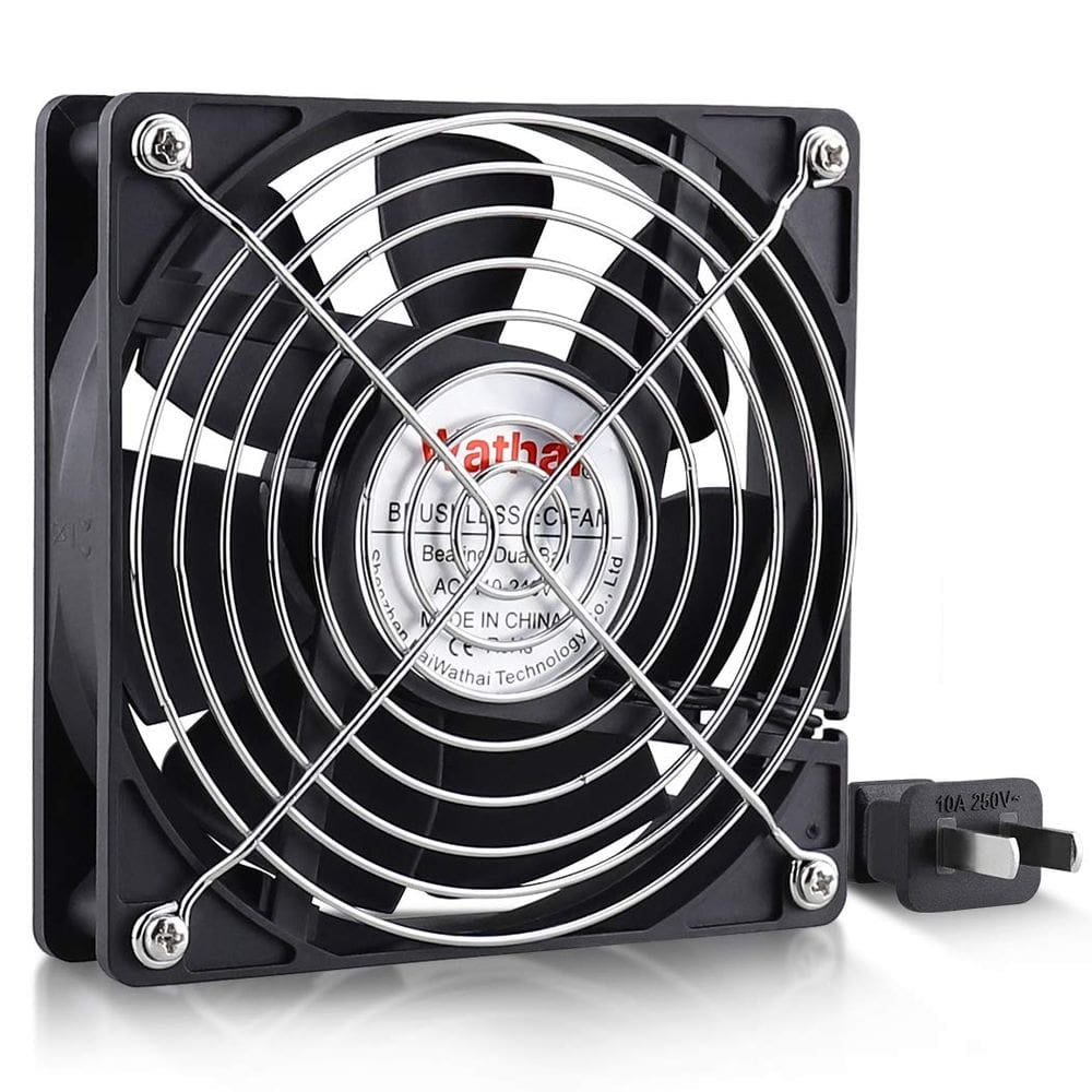 Ventilador de exaustão de ventilação de resfriamento Wathai EC 120mm x 25mm