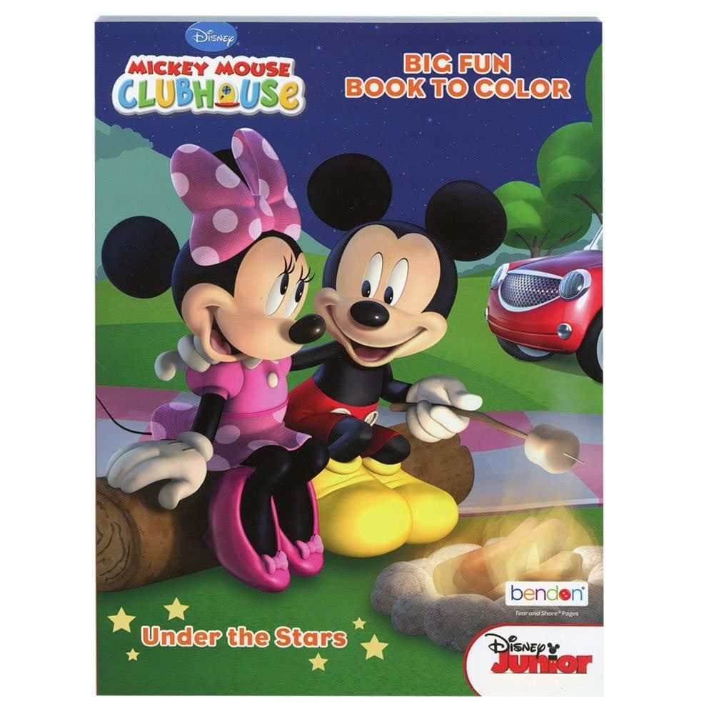 Livro de jogos Bendon Publishing Minnie & Mickey Imagine Ink
