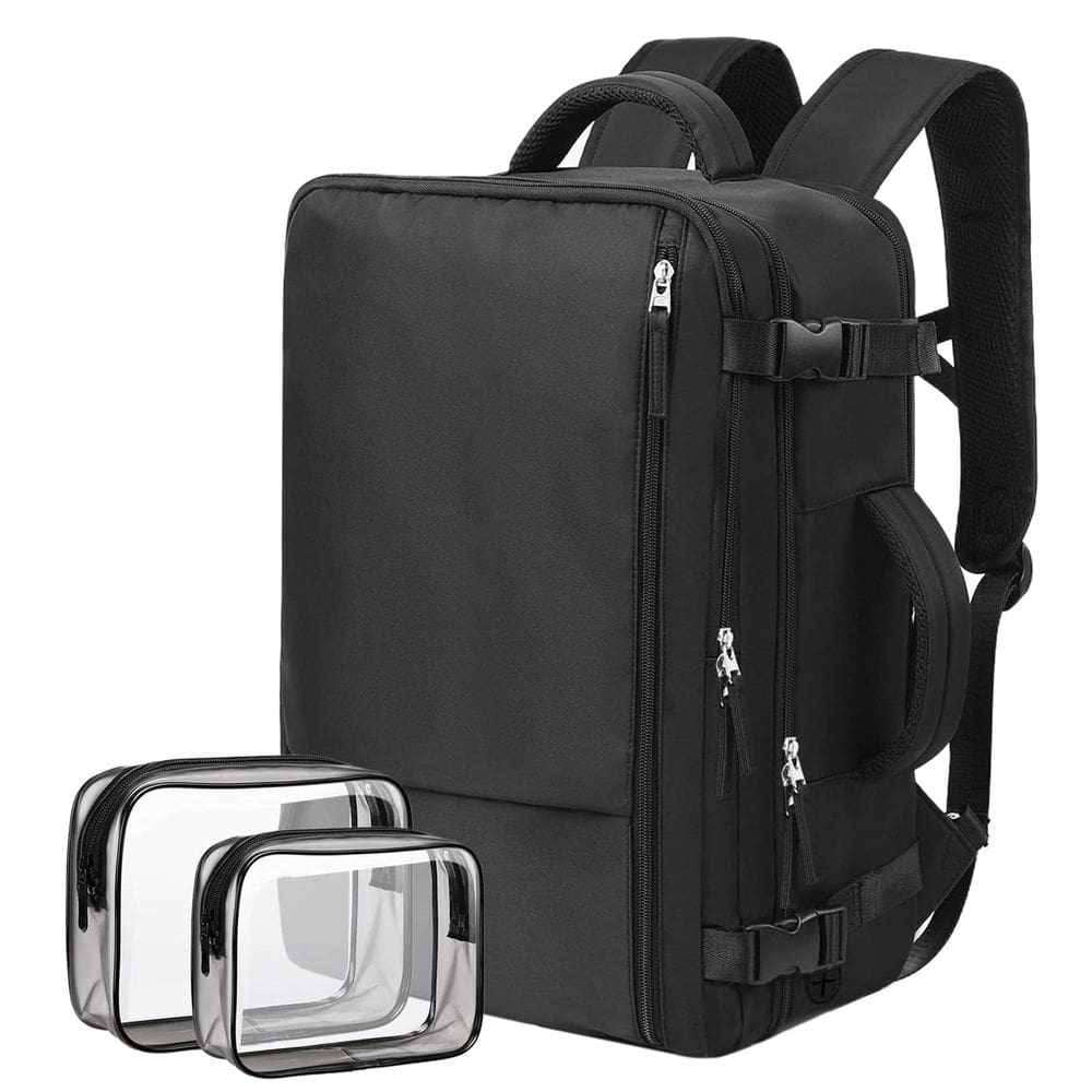 Mochila de viagem Hanples Waterproof 35L para mulheres e homens, laptop de 17 polegadas