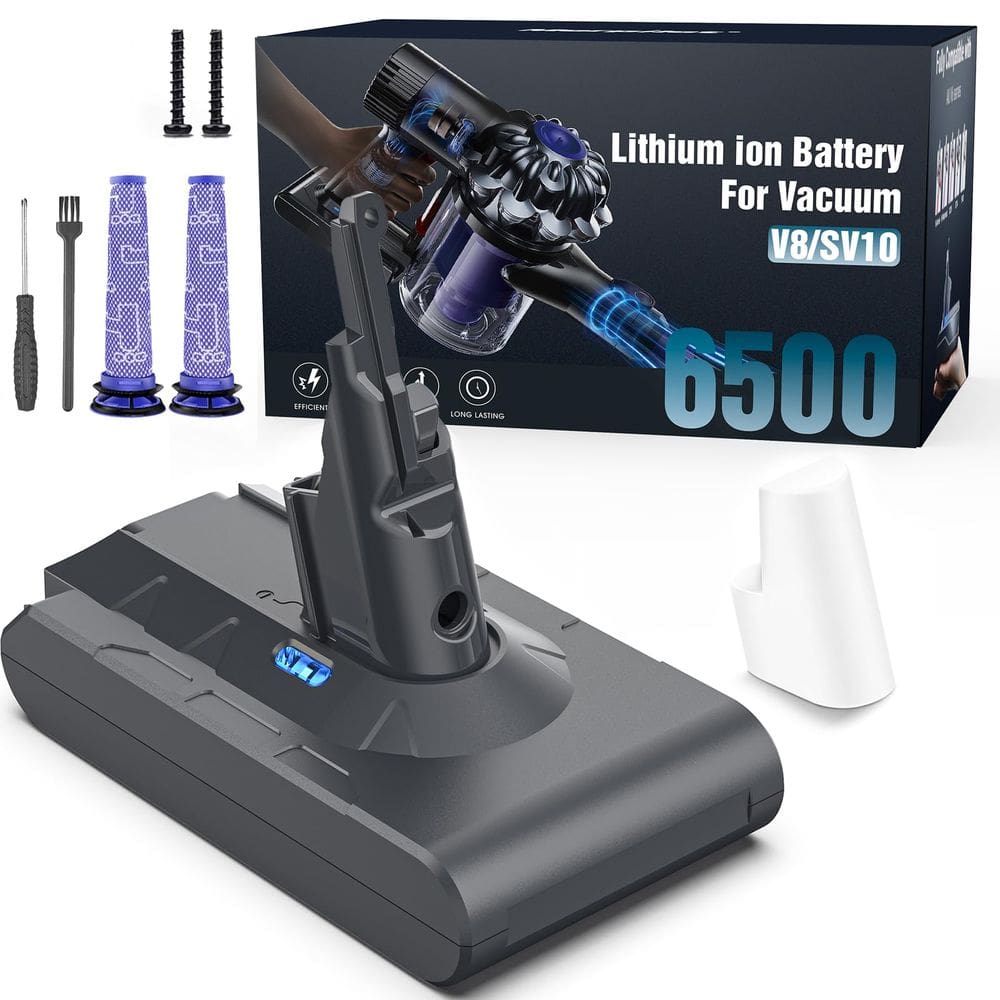 Bateria de substituição Keenstone 21,6V 6500mAh para Dyson V8