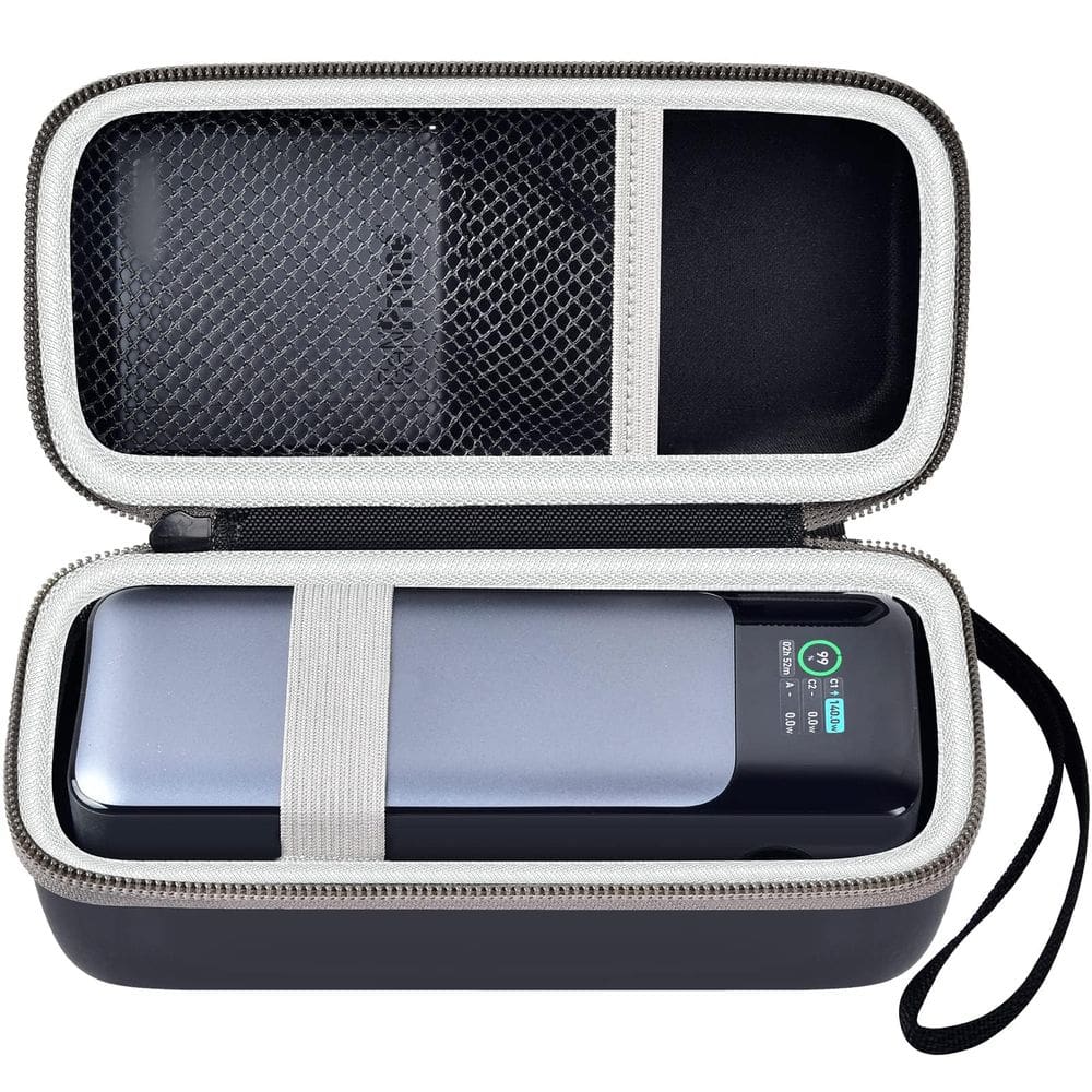 Estojo de armazenamento para banco de energia USB-C Anker 737/735/736/717 - preto