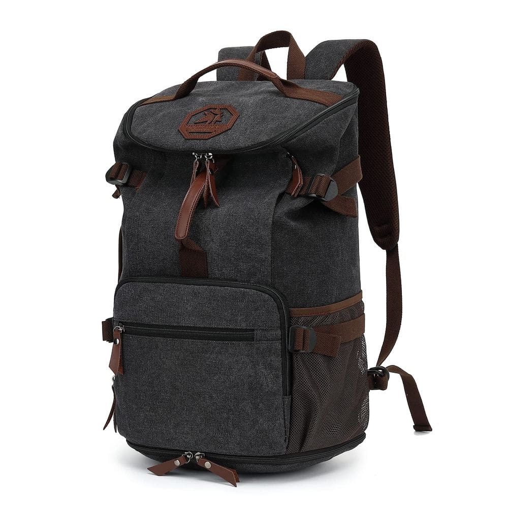 Mochila de ginástica Kalesi Vintage Canvas Black