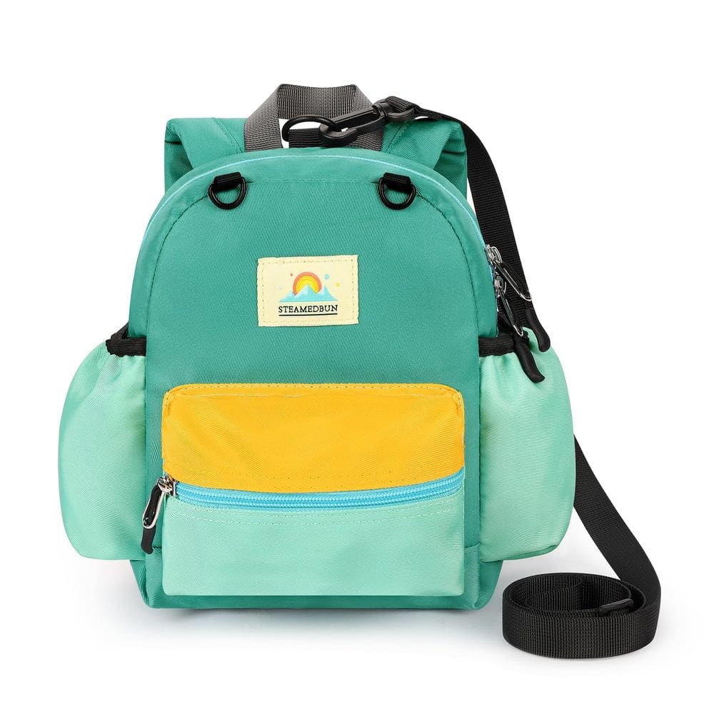 Mochila e coleira para crianças STEAMEDBUN de 1 a 3 anos com fivela no peito