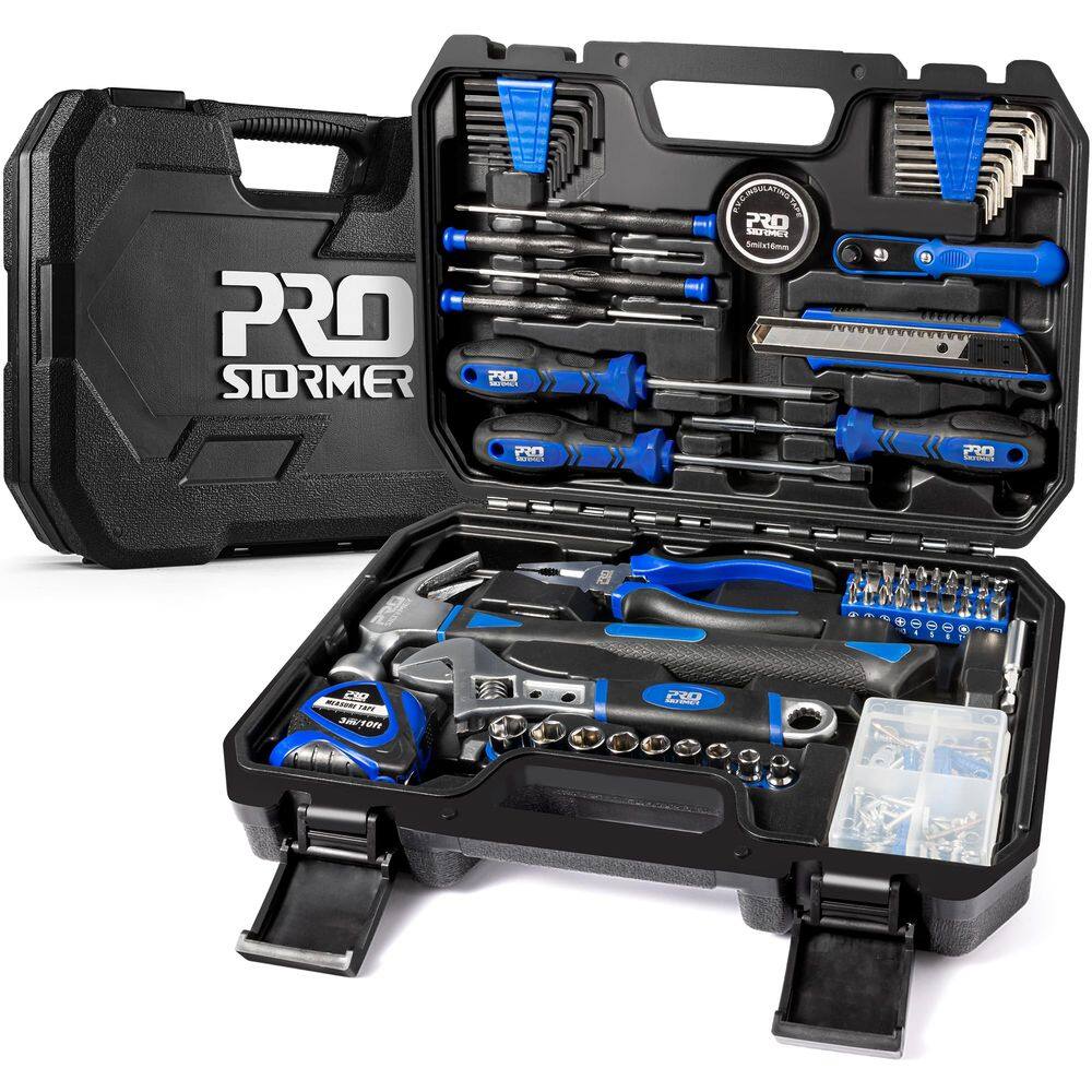 Conjunto de ferramentas Prostormer 160 peças para reparo doméstico com estojo de ferramentas