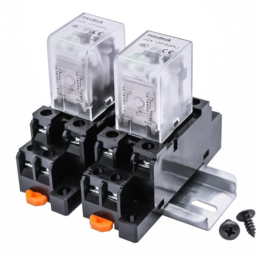 Relé de potência eletromagnética mxuteuk JQX-13FL AC 220V 10A