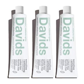Pasta de dentes Davids Hydroxi™ sem flúor Nano Hidroxiapatita