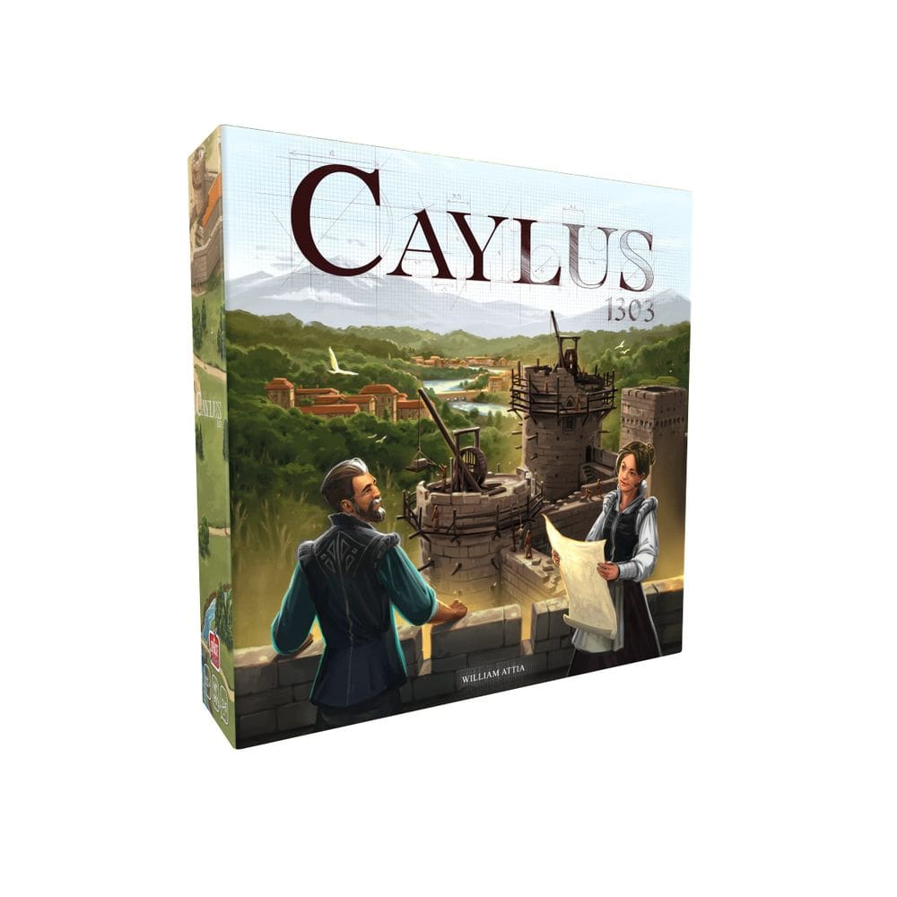 Jogo de tabuleiro Caylus 1303 Estratégia de construção de cidades para crianças e adultos