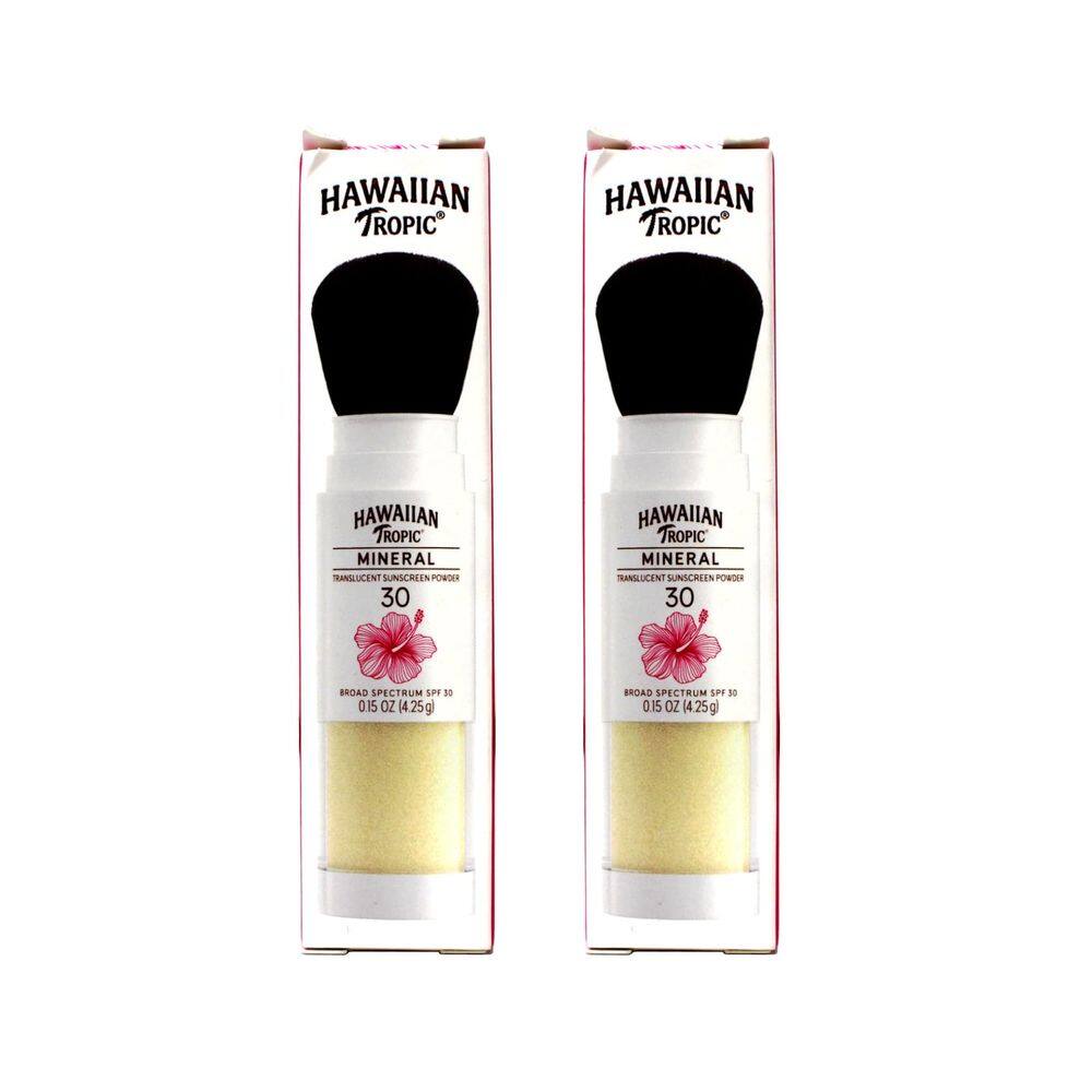 Pincel de proteção solar Hawaiian Tropic Mineral SPF 30 4,4 mL (x2)