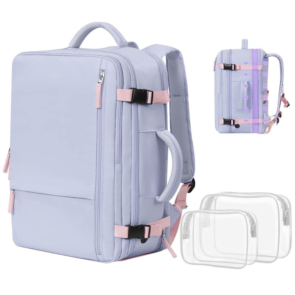 Mochila de viagem Getravel para mulheres impermeável 44x31x21cm