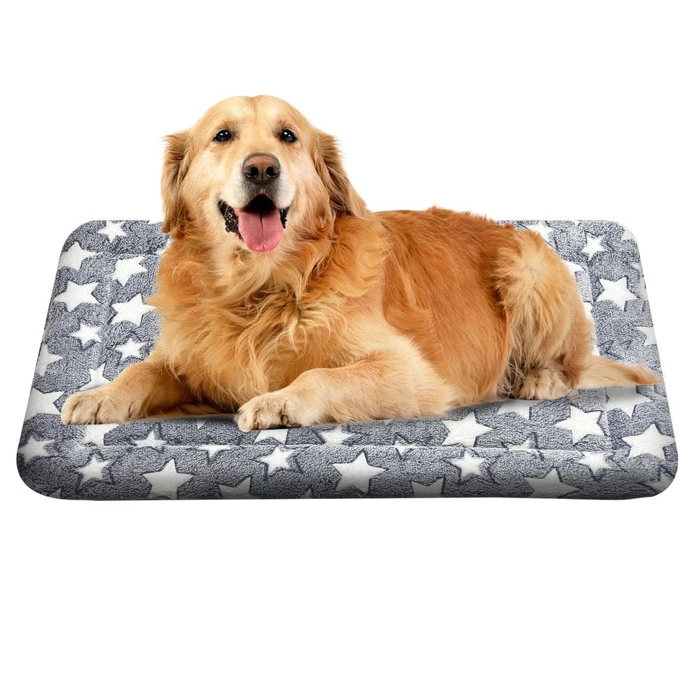 Tapete de cama para cães pobopobo reversível para cães e gatos L (90x60x4cm)
