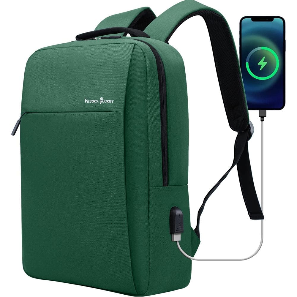 Mochila para notebook Victoriatourist Business 15,6" USB Verde