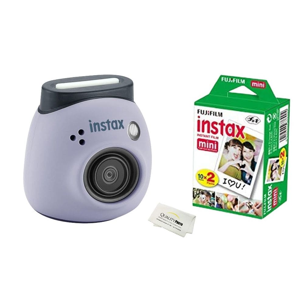 Câmera digital Fujifilm Instax Pal com 20 impressões Fujifilm (azul lavanda)