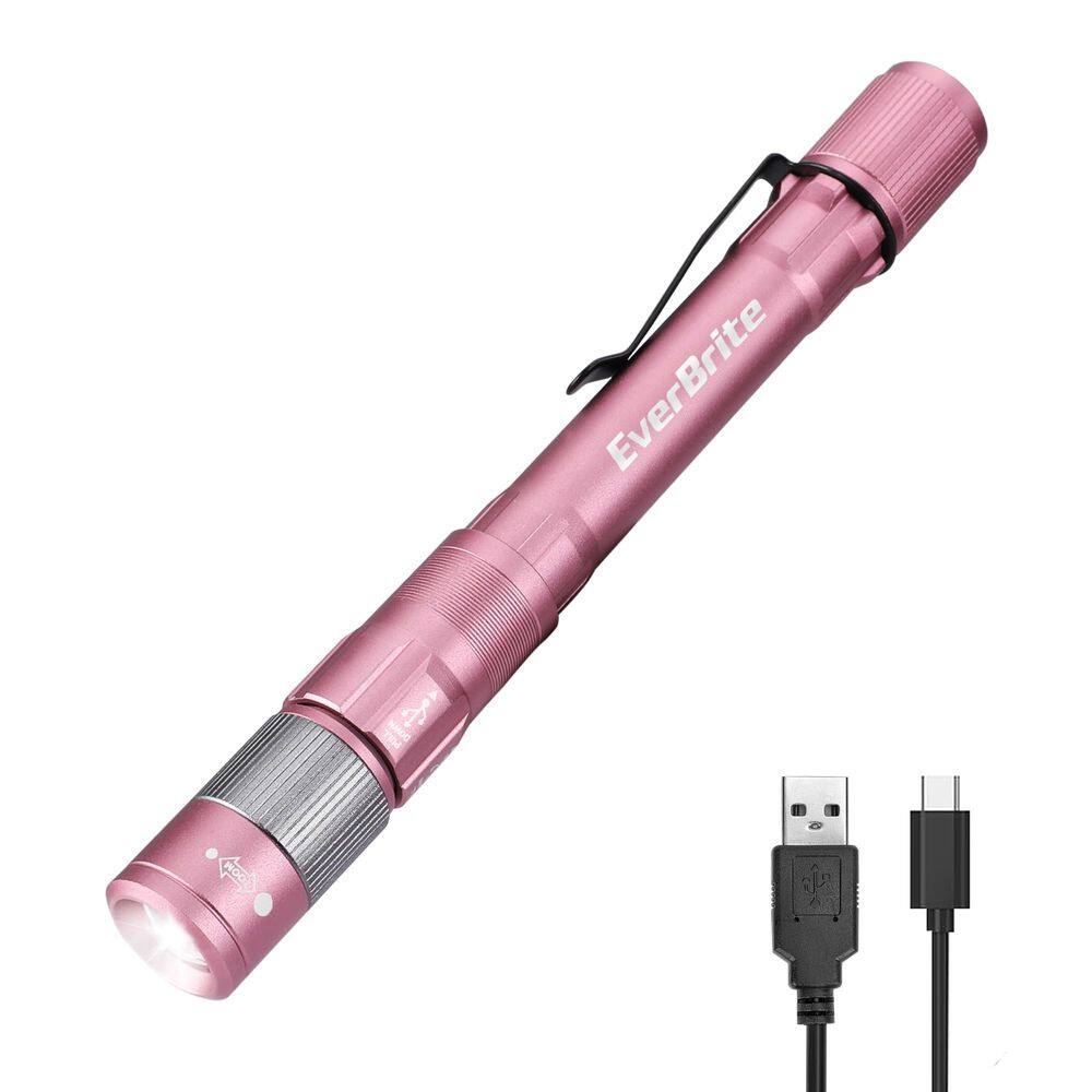 Caneta Light EverBrite Recarregável 300 Lumens Rosa