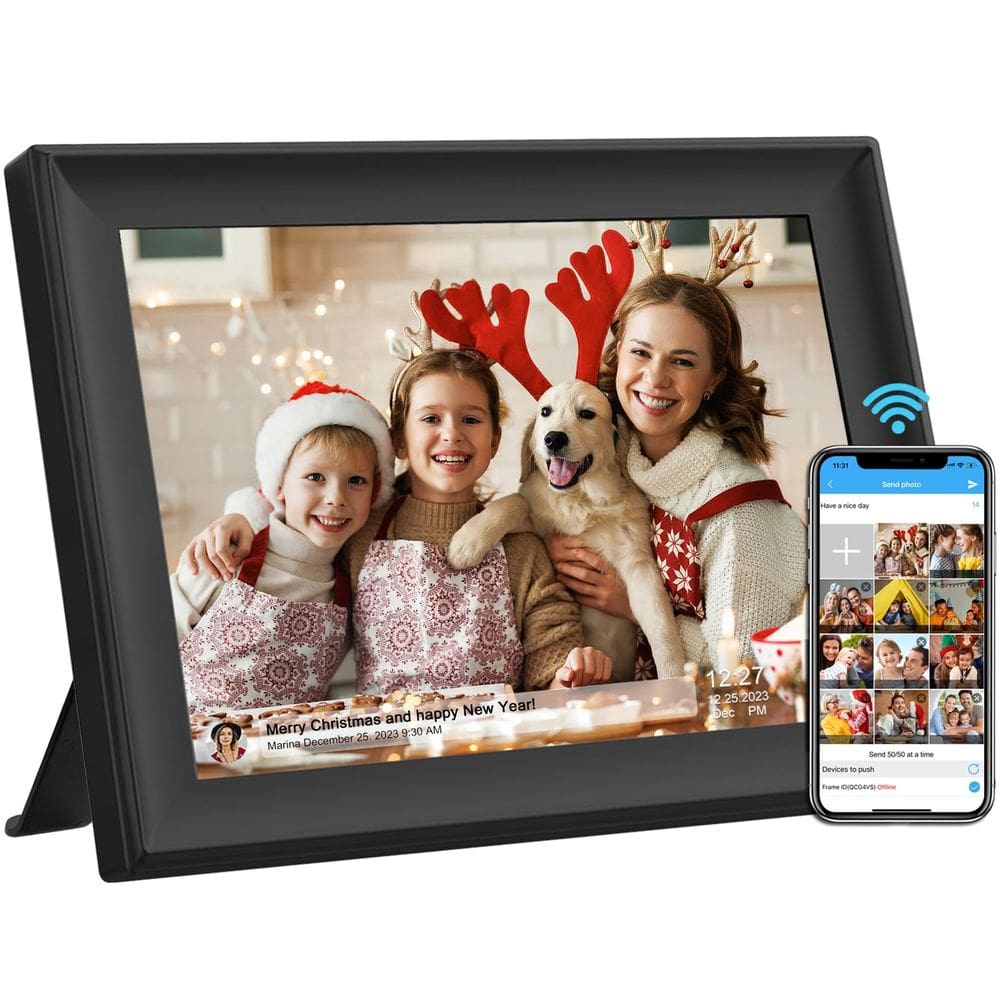 Porta-retratos digital Wifi Akimart 32GB com IPS de 10,1"