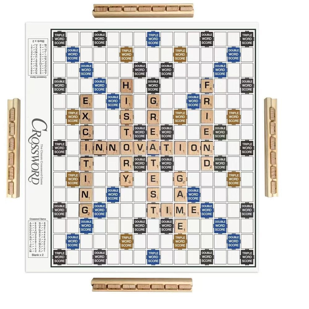 Jogo de tabuleiro de palavras cruzadas Coolle Classic Scrabble 3+ Years