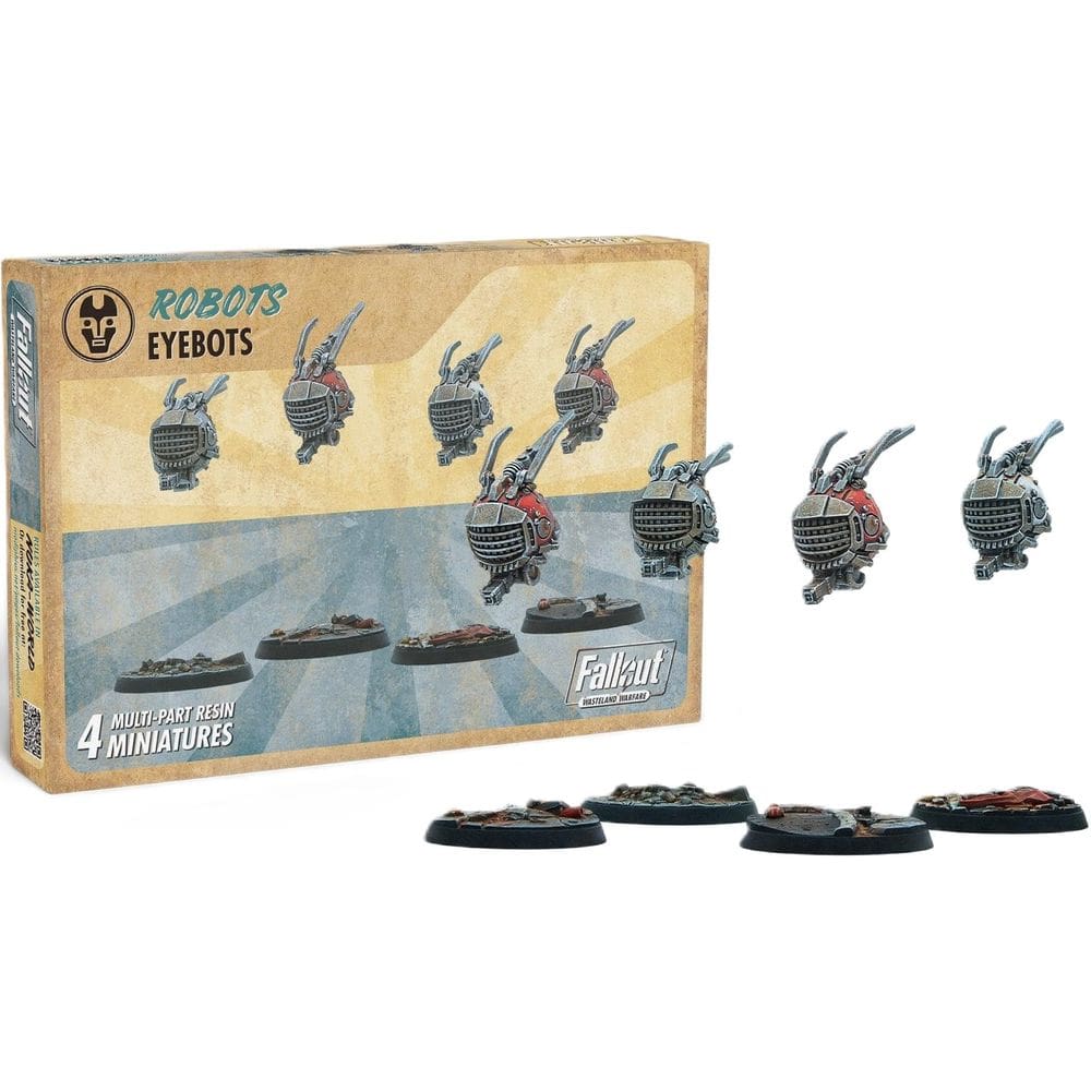 Miniaturas Modiphius Fallout Wasteland Warfare Eyebots x4 32mm
