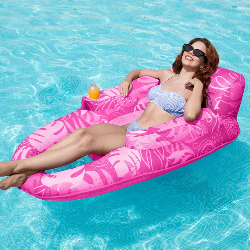 Espreguiçadeira inflável para piscina Sloosh Premium Adult Pink