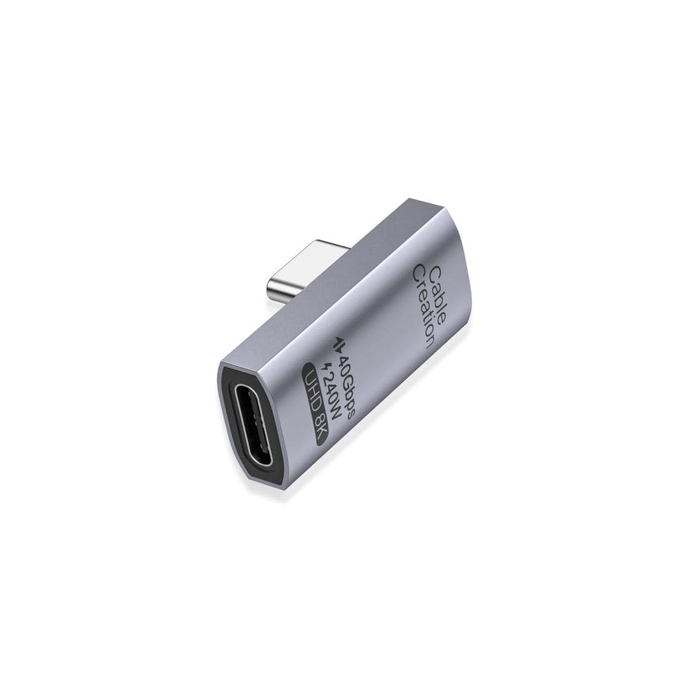 Cabo adaptador USB C: criação de cabo, ângulo reto de 90 graus, 40 Gbps