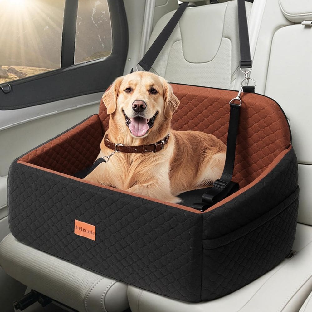 Assento de carro para cães Petcozife para cães grandes e médios com menos de 25 kg
