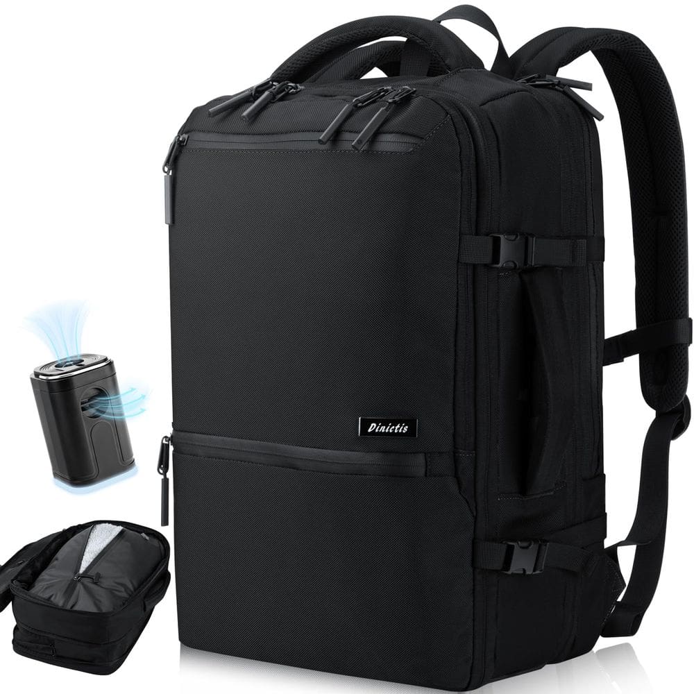 Mochila Dinictis Airback com bomba 60L com compressão a vácuo