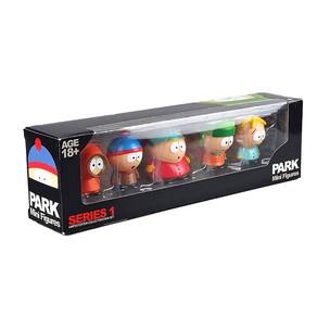 Conjunto Figure Toys ZJYJING de 5 peças de personagens de desenhos animados de 6 cm