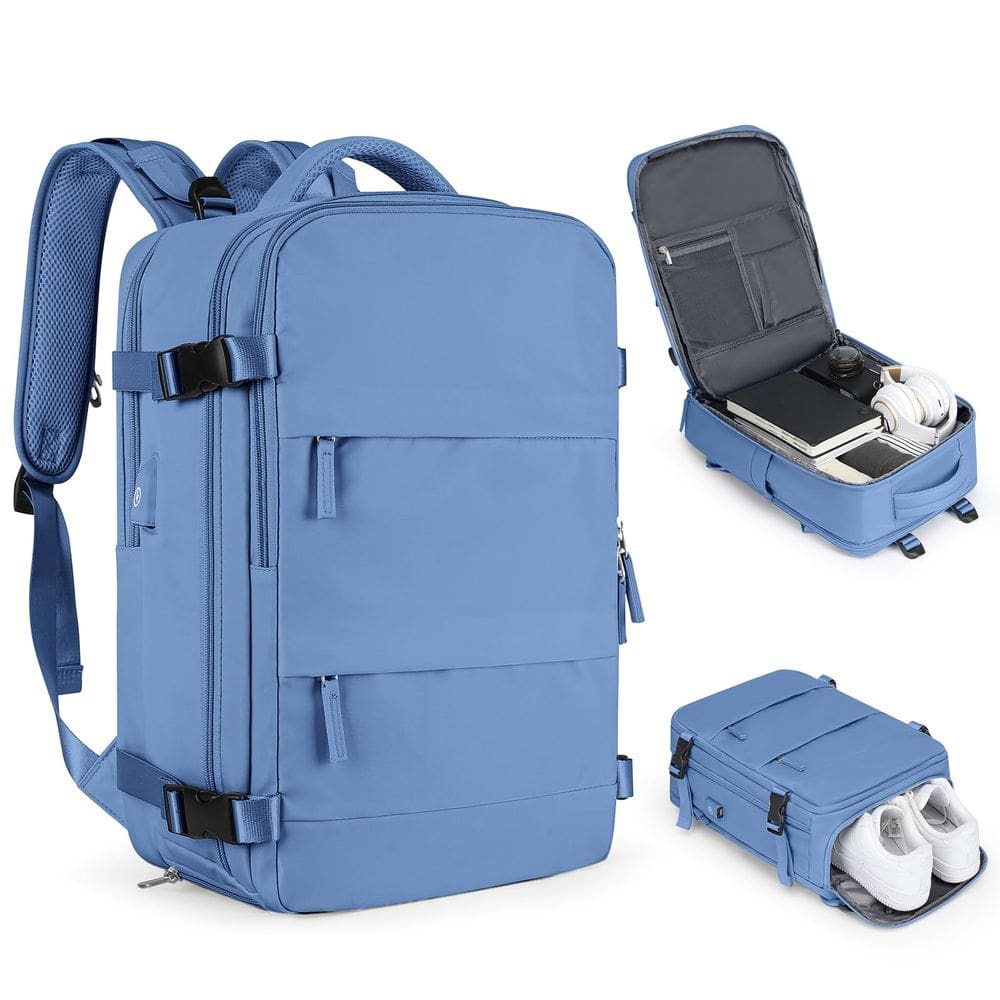 Mochila de viagem Coofay Airline aprovada para mulheres 18x14x8in