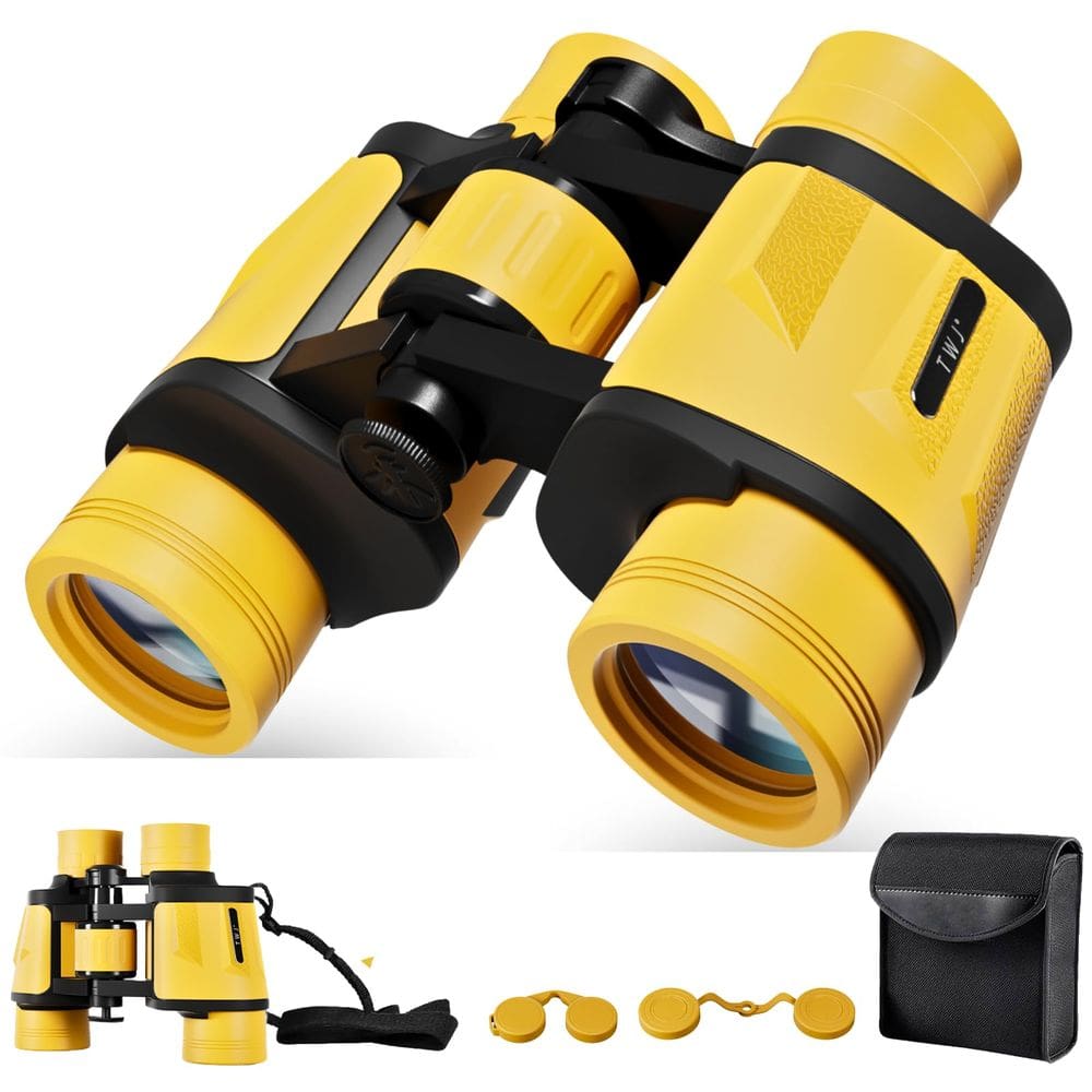 Binóculos TWJ 12x40 HD para adultos e crianças com visão noturna