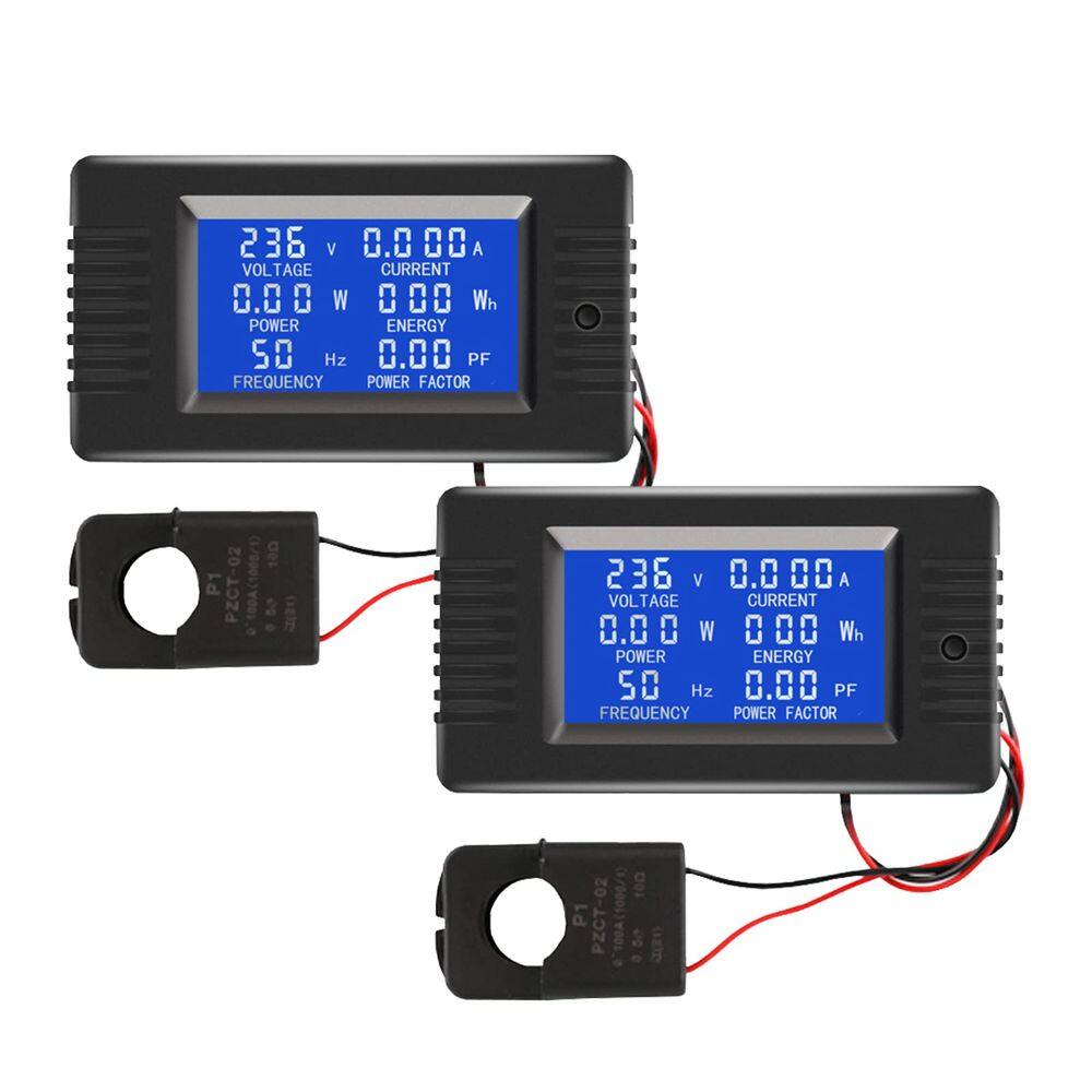 Monitor de potência MORNING GROUP PZEM-022 AC 80-260V 100A LCD