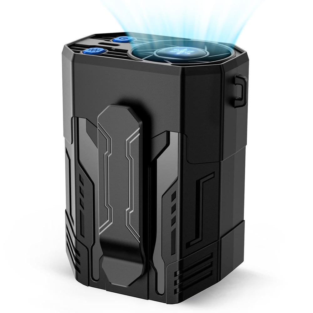 Fio de ventilador portátil 4000mAh recarregável 4 velocidades 13000RPM