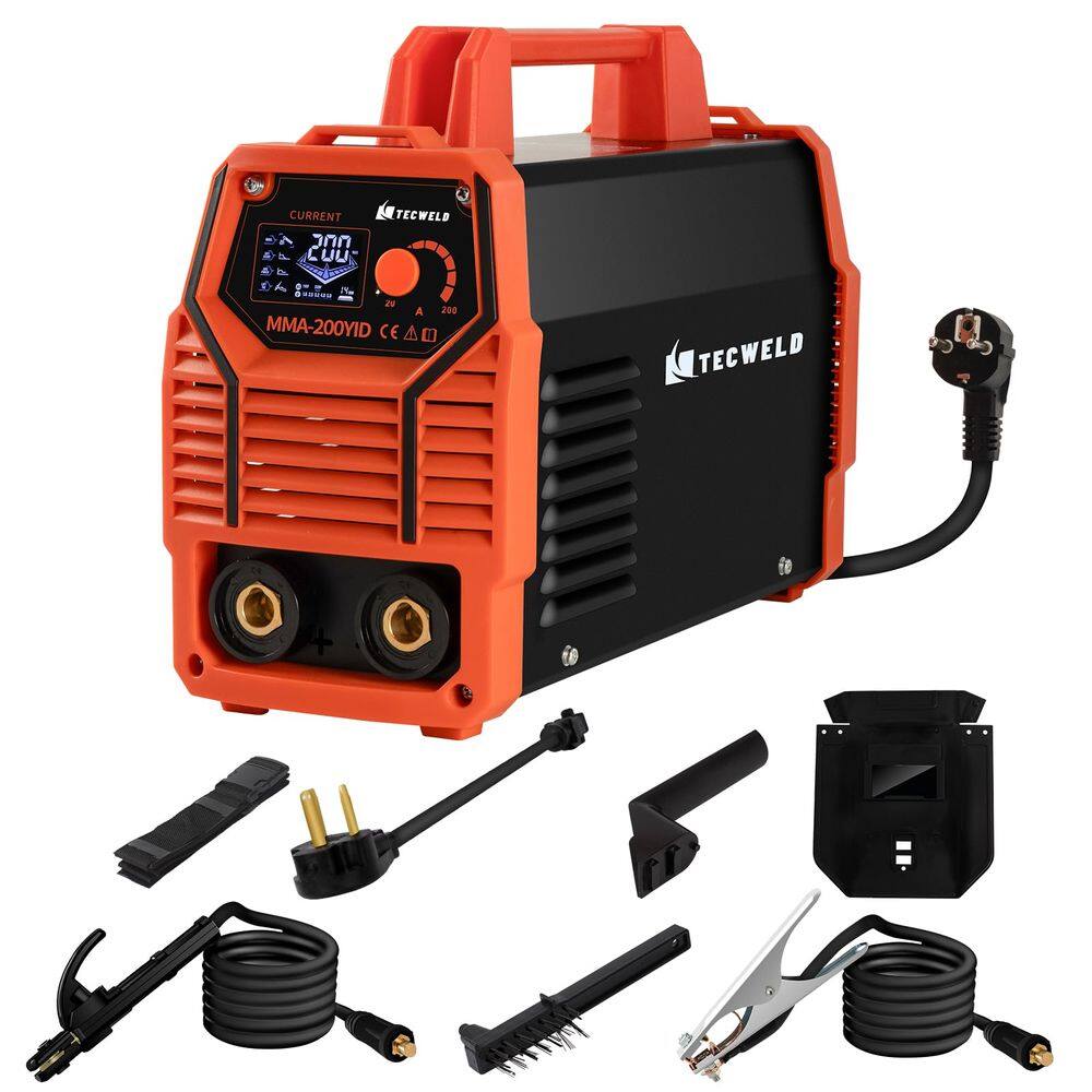 Soldador TECWELD 200A 110V/220V Arco/elevador de dupla tensão TIG
