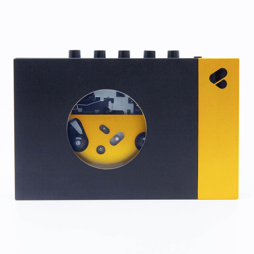 Leitor de cassetes portátil We Are Rewind Amy Black & Yellow