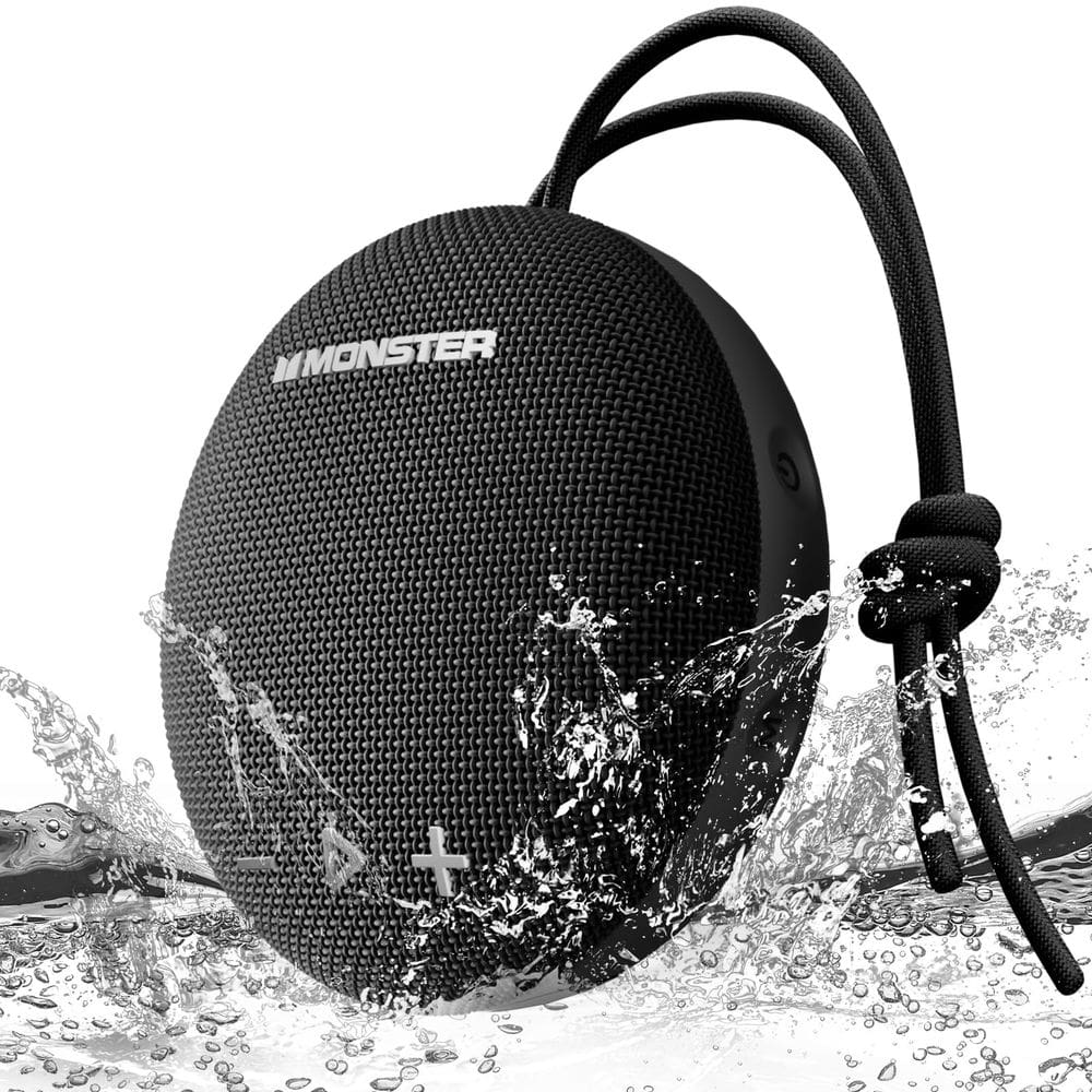 Alto-falante Bluetooth Monster Round One IPX8 à prova d`água
