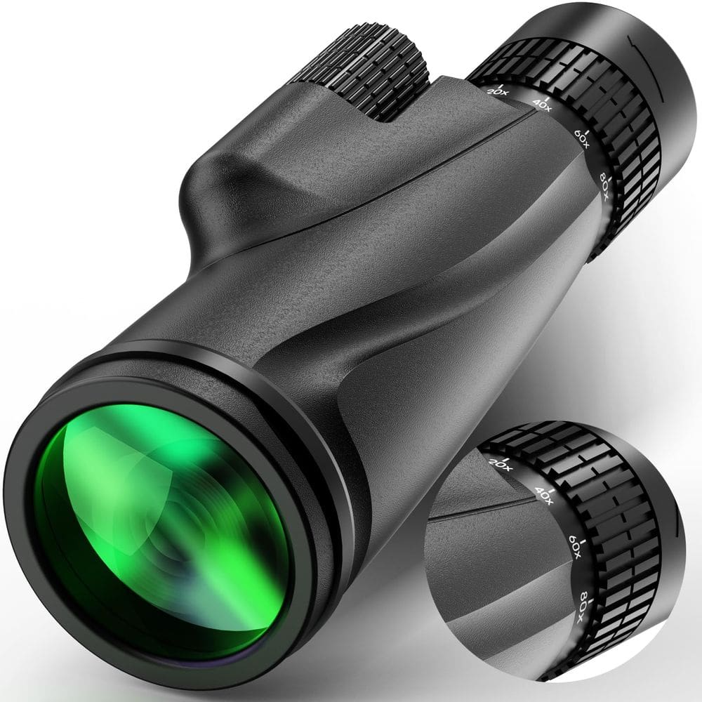 Telescópio monocular KTBDING 80x100mm com tripé para adultos