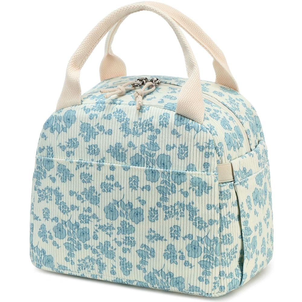 Lancheira Bluboon Cotelê Isolada Reutilizável de Grande Capacidade