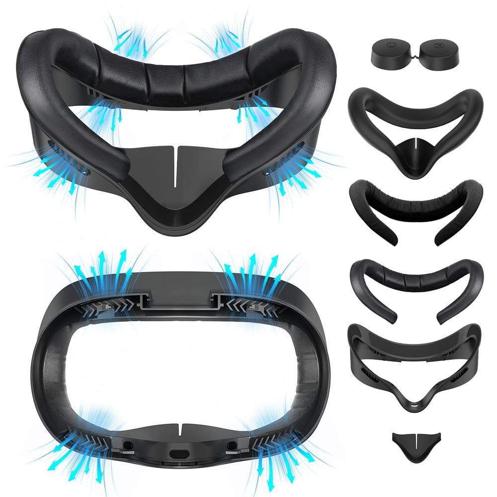 Acessórios compatíveis com interface facial para Oculus Quest 3S