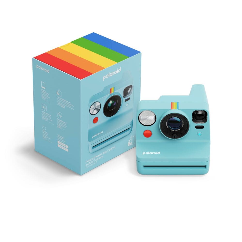 Câmera de filme instantâneo Polaroid Now+Bluetooth I-Type de 3ª geração