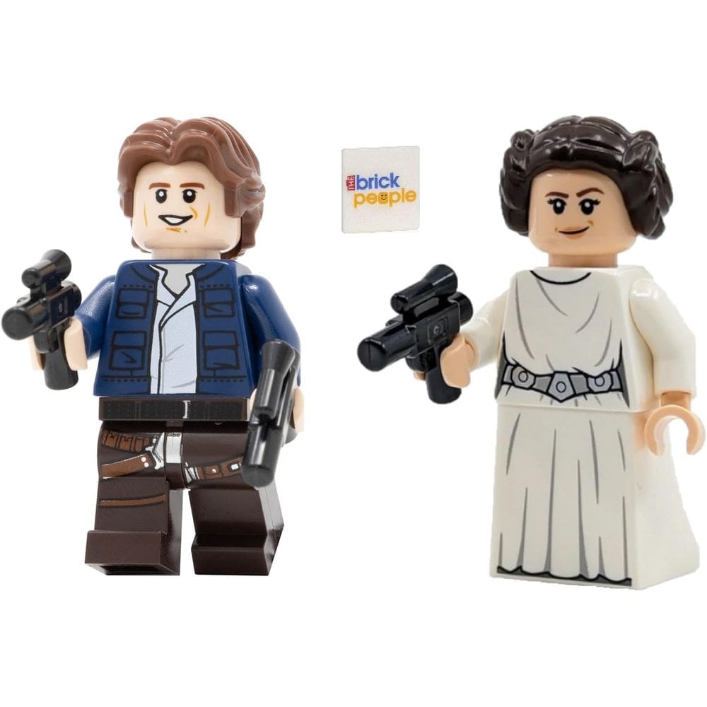 Minifigura LEGO Star Wars Han Solo e Princesa Leia
