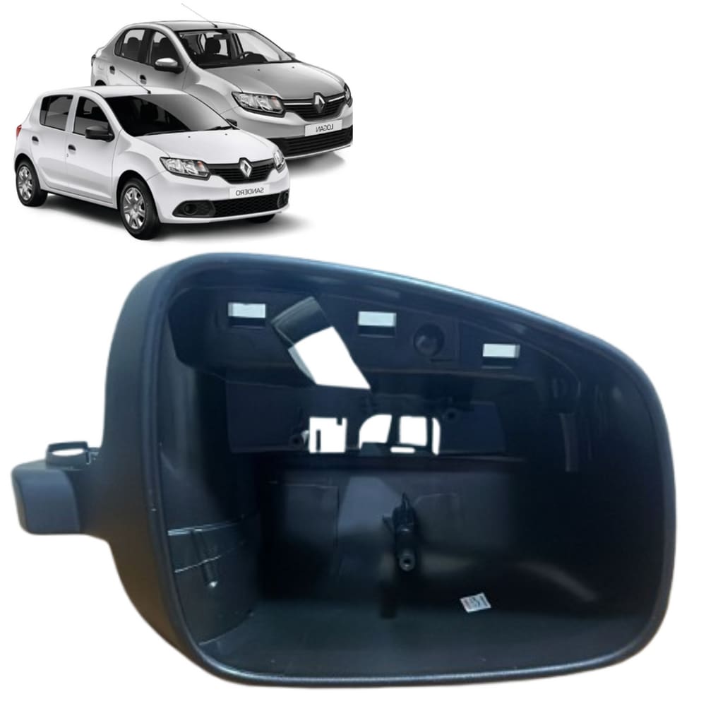 Cabeça Corpo Retrovisor Logan Sandero 2014 A 2019 Direito