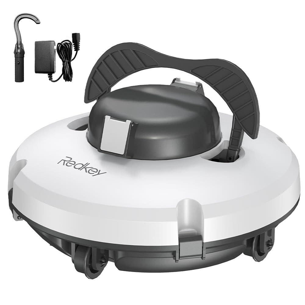Limpador de piscina robô sem fio Redkey S100 para superfícies acima do solo