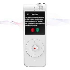 Gravador de voz digital REMO com tradução e transcrição de voz