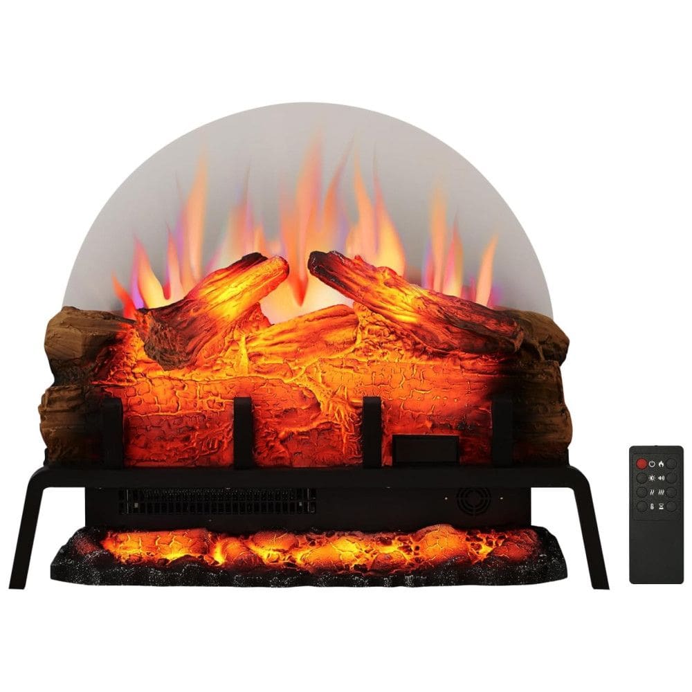 Lareira Elétrica Ecológica com Controle Remoto, 6 Cores de Chama, 5 Níveis de Brilho e Som Crepitante, 110V 750W/1500W,  PuraFlame EF511A,
