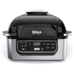 Fritadeira Elétrica Airfryer com Grill, 5 em 1 Programável, 110V 1760W, NINJA AG301, Preto