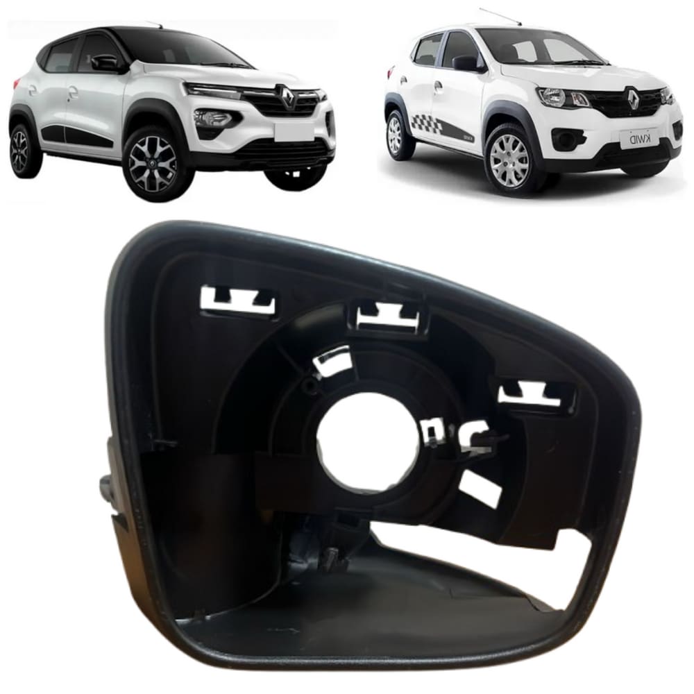 Cabeça Corpo Retrovisor Kwid Com Furo Para Pisca Direito
