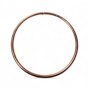 Pulseira de Metal Idé Cobre Grande Proteção Assentamento 8cm